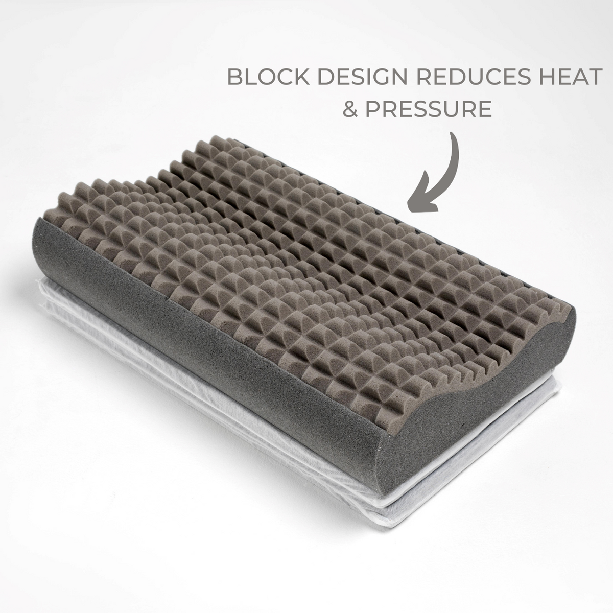 Muscle Mat Adjustable Pillow